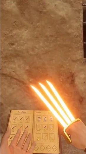 NEW Lightsaber Wolverine Claws in Blade and Sorcery Virtual Reality is AWESOME #shorts