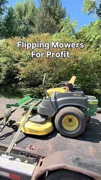 Buying and selling used zero turn lawnmowers on marketplace! #mowers #mower #lawncare #income #jd