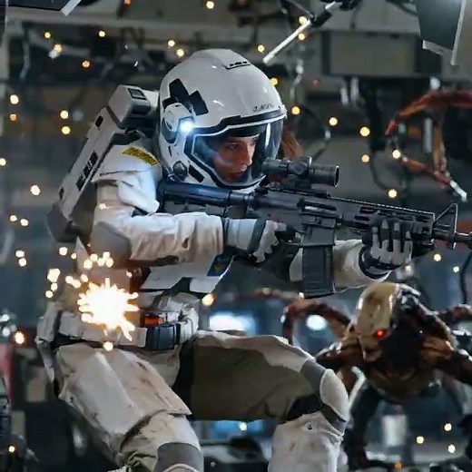 "Cosmic Fury: Astronaut's Terrifying Alien Encounter"