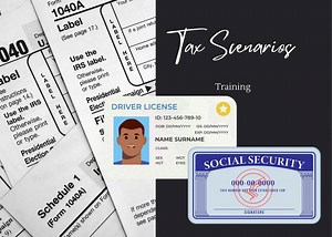 10 Tax Scenario Training With Answer Key - Etsy