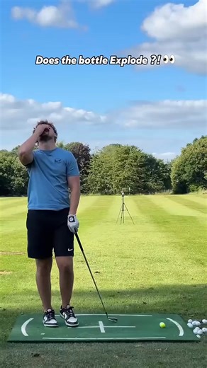 71K views · 105 reactions | Does the bottle explode？! #golf #golfer-000 | Paige Flynn | Facebook