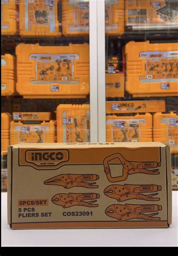 Set de Alicates Surtidos INGCO COS23091 para Bricolaje