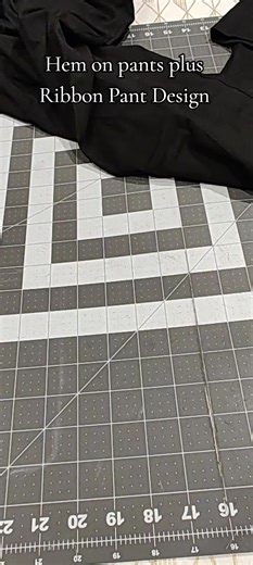 Hem on pants and Ideas on Ribbon Pants! #ribbonpants #hempants #nativetiktok