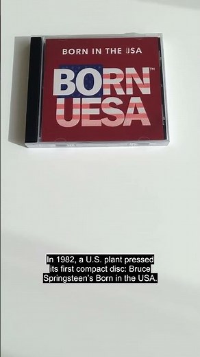 The First CD Pressed in the US: Bruce Springsteen's Born in the USA