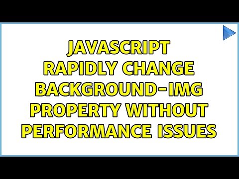 JavaScript rapidly change background-img property without performance issues