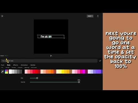 fade in/fade out text tutorial! - CapCut