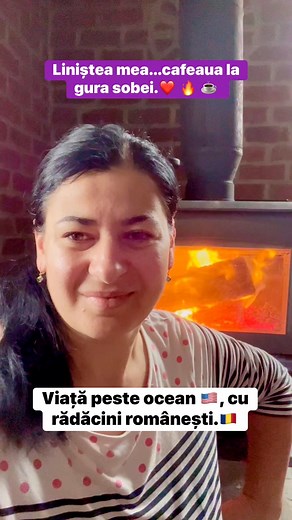 Locul meu de liniște și de încărcare, cu energie pozitivă. Cafeaua la gura sobei,e cea mai bună.😍 Trăim românește chiar și peste ocean, aici, în America, în statul Pennsylvania. Iar asta ne umple sufletul, pentru că ne conectează cu primul nostru „acasă”, locul de unde am pornit și pe care îl purtăm mereu în inimi — pentru că nu am uitat niciodată de unde am plecat…dar ne bucurăm de prezent,aici unde ne-am întemeiat familia și a devenit tot acasă.🫶🇺🇸 #LinistelaguraSobei #viațăromâneascăÎnAme