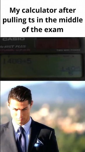 meme | ronaldo | calculator #memes #funnymemes