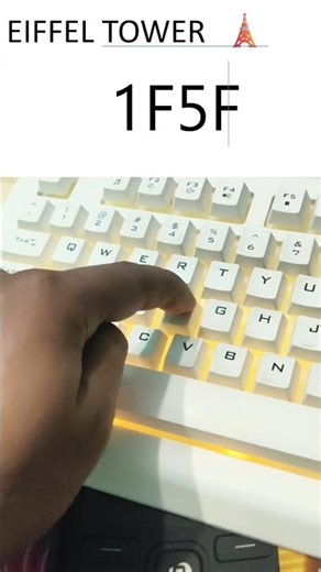 MS Word Me Eiffel Tower 🗼 Shortcut Trick | 1 Second Me Banaye