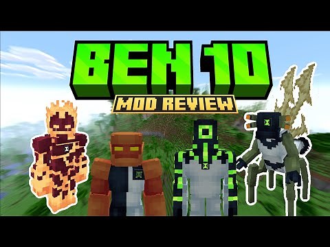 Reviewing the BEN 10 MOD in Minecraft 1.20.1! (Gravestone: Herotime)