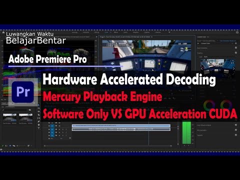 Adobe Premiere Pro Mercury Playback Engine Software Only VS GPU Acceleration CUDA