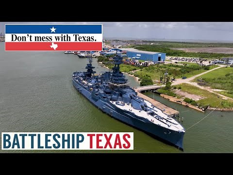Battleship Texas Restoration Update | Stunning 4K Drone Footage
