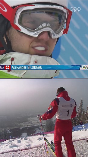 Sixteen years after Canada's Jean-Luc Brassard was crowned Olympic champion in men's moguls at Lillehammer 1994, fellow Greater Montreal native Alex Bilodeau won the first of his two consecutive Olympic titles at Vancouver 2010! ⛷️ 🇨🇦 | Olympics