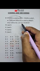 3K views · 64 reactions | Coding and decoding - 3 | Golder Study Arena | Facebook