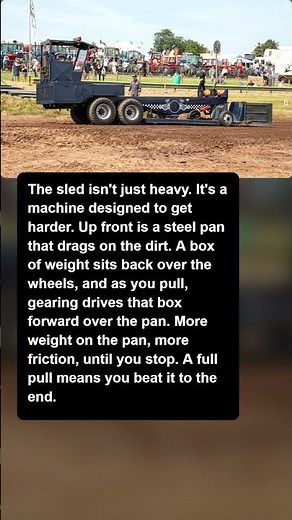 How a Pulling Sled Stops a 1,000 Horsepower Tractor