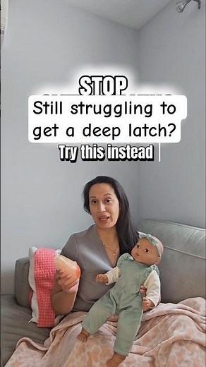 Part 4: Breastfeeding Positions. Getting a deep latch with Laid-Back position