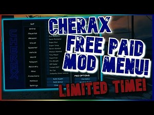 CHERAX MOD MENU | GTA 5 MOD MENU PC | NEW GTA ONLINE MOD MENU + TUTORIAL | Money Hack & Online Mods