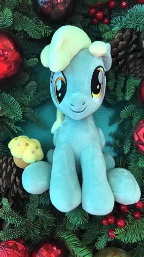 Wait, how did Derpy Hooves get up there? And her muffin, too?? Oh well, she’s excited for the holidays and that’s all that matters! #mylittlepony #mlp #derpyhooves #plush | Symbiote Studios