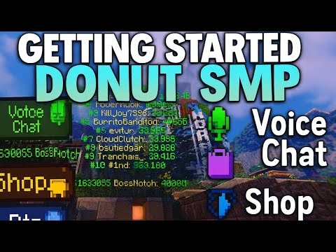 Getting Started on Donut SMP