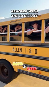 The Allen Eagles visited Boyd and Reed Elementary this morning for Reading with the Eagles. What a great way to spend the Friday before Fall Break! You can view the full photo gallery at https://www.flickr.com/photos/allenisd/albums/72177720321122869 | Allen Independent School District