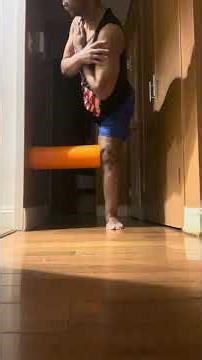 Two benefits of the hip airplane is increased hip mobility and range of motion. #motivation 💙🙏🏽💙