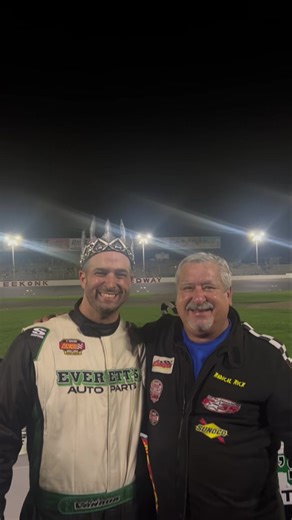 🐐The GOAT, Rick Martin, passing the 👑 to your 2025 Sunoco Drive for the Cup CHAMPION, Jake Vanada 🏆 #GOAT #Champion #PassingTheCrown #SeekonkSpeedway | Seekonk Speedway