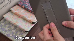 Fancity Case Compatible with 6" Kindle Paperwhite 5th/6th/7th Generation Soft Cover with Hand Strap Smart Auto Sleep/Wake for Kindle Paperwhite 1/2/3 (2012, 2013, 2015, 2016 Versions), Pink Garden