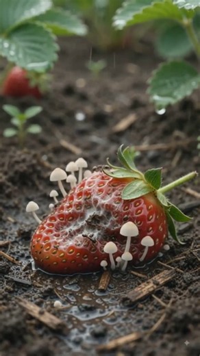 🍓 Strawberry Life Cycle in 2 Minutes | From Seed to Harvest