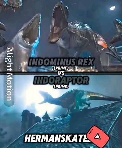 Indominus Rex vs Indoraptor – The Ultimate Hybrid Battle | Jurassic Legends Collide