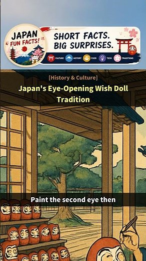 [Japan Facts] Japan's Eye-Opening Wish Doll Tradition