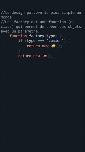 La fonction Factory en javascript