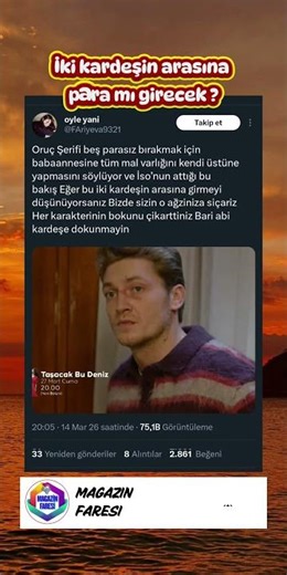 Oruç Furtuna ve İso Furtuna arasına para mı giriyor ?