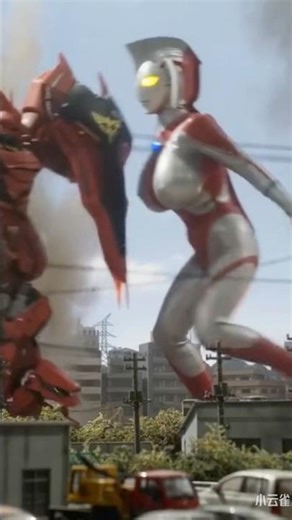 Bebannya terlalu besar 😌 #shorts #ultraman #gundam