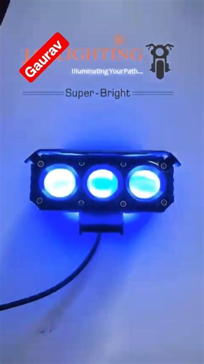 BIKE MODIFY LED LIGHT 3 LENSE METAL WITH DRL 2 SIDE #bikeindia #newbike #latestbike #bikewale#bike