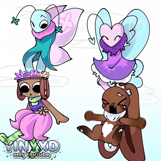 Flutter and Flyte help Bassie and Cocoa find Easter eggs! | Easter event | #dandysworld #animation