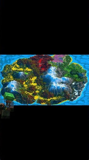 Map Creation Process! Multi-Biome Map Part 4! #minecraft #minecraftshorts