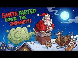 Santa Farted Down the Chimney (Official Lyric Video) - Funny Christmas Song 💨🎅