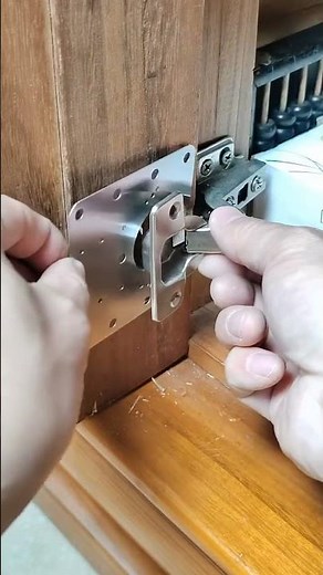 Hinge repair plate, no longer worry about the cabinets #Hinge fixing plate#Cabinet door repair plat