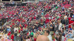 2.7K views · 143 reactions | Fans sing “The Matador Song” after Texas Tech’s historic 97-62 win against Montana State. This is Tech’s largest win in the NCAA D1 Men’s Basketball Tournament in school history. Read the full recap of the game on our website. Link in our bio | The Daily Toreador | Facebook
