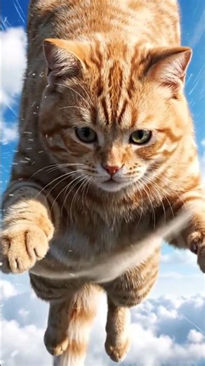 Why Cats Survive HUGE Falls? #shorts