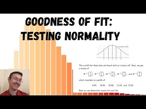 Using a Goodness of Fit Test to Determine Normality