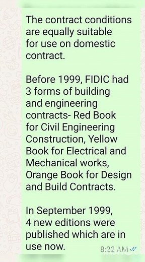 FIDIC Contract