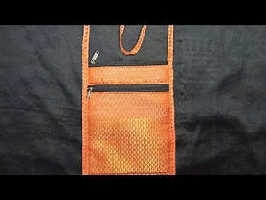 Sling Bag/Cross body Bag/Side Bag/Sling bag cutting and stitching/Sling bag making at home