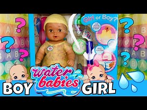 💦Waterbabies Magic Wonder Baby Doll Reveal! Is It A Boy Or A Girl? 👚🤷🏼‍♀️👕