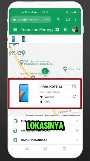 Cara Melacak HP Infinix Yang Hilang 📍