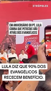 O Demonio do Lula diz “90% dos evangélicos ganham benefícios do governo”, E COMBRA porque eles não votam em Mim ? | Pixuleco