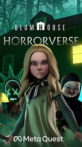 1.6K views | Step into the Blumhouse Horrorverse and play as M3GAN, Babyface, and more in terrifying mini-games and experiences. WE DARE YOU!  metaque.st/4ksQKty | Meta Quest | Facebook