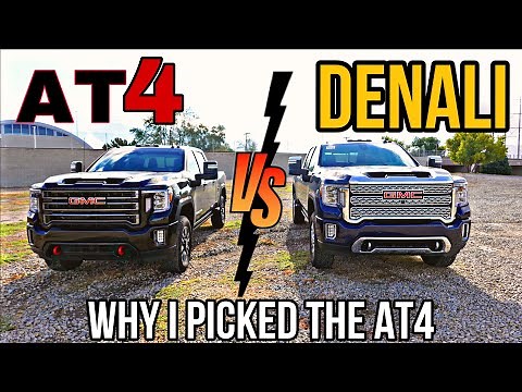 2023 GMC Sierra 2500 & 3500 AT4 VS Denali // Which Is The Better Buy?