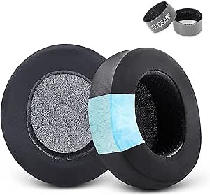 GVOEARS Cooling Gel Replacement Ear Pads Cushions for Steelseries Arctis 1/3/5/7/7X/9/9X/Pro/Prime/Xbox (Do Not Fit Any Arctis Nova) Wireless Headset, Earpads with High-Density Foam Ice Silk Fabric