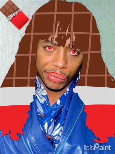 Rick james Chocolate 🍫Hair #ibispaintx #rock #music #Streetsongs Rick James Famous Singer 🎶🎙🎸